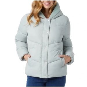 32 Degrees Light Blue Women's Puffer Jacket